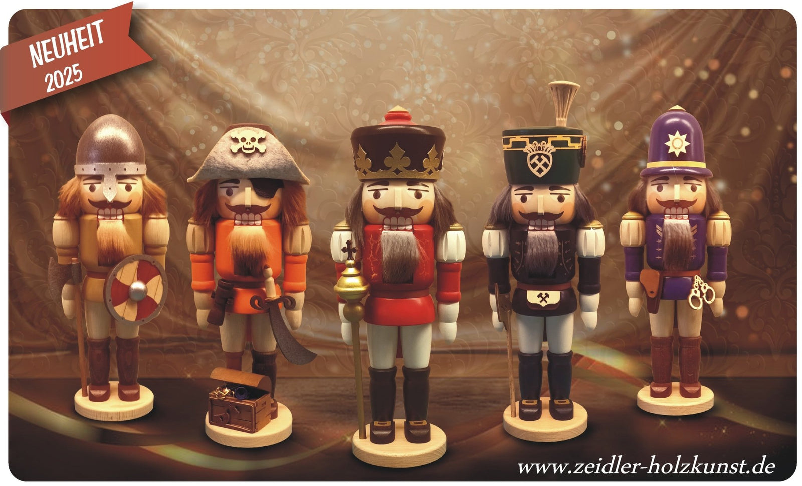 ZEI - 3264 - Zeidler faipar - Diótörő - Bányász - 33 cm