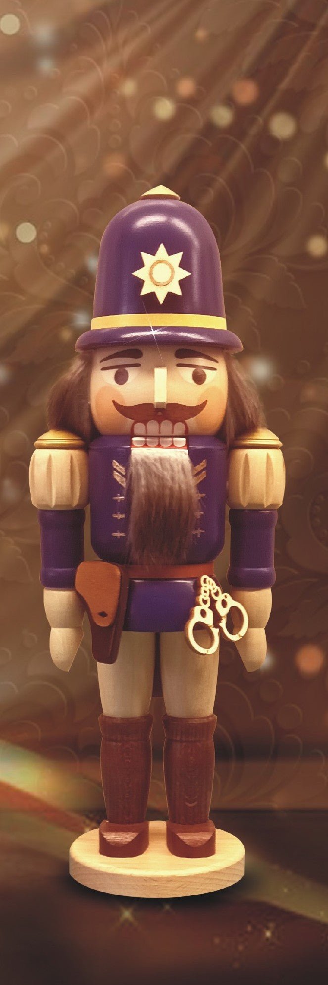 ZEI - 3261 - Zeidler Holzkunst - Nussknacker - Polizist - 31cm