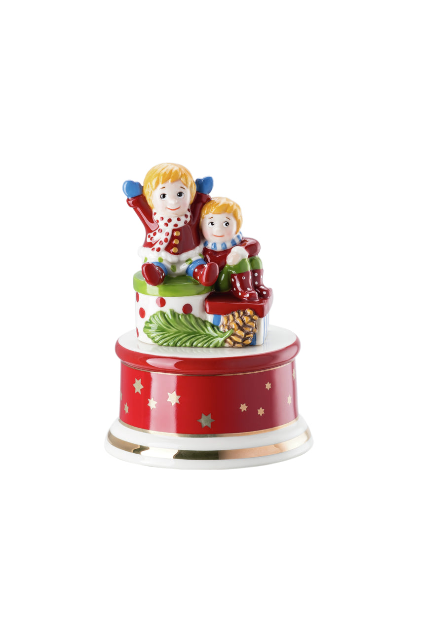 Hutschenreuther Xmas Weihnachtslieder 21 'Spieluhr klein - Lasst uns froh.. '