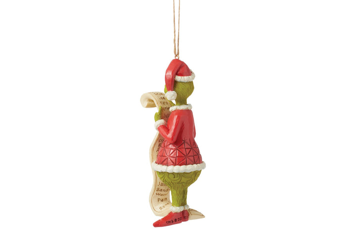 2024 Grinch Hängendes Ornament - 13cm, Jim Shore 2024-6015224