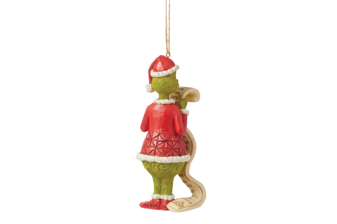 2024 Grinch Hängendes Ornament - 13cm, Jim Shore 2024-6015224