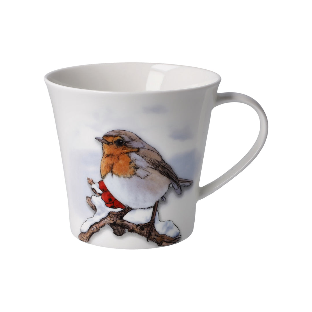 Goebel Jahresvogel 'Coffee-/Tea Mug 0,35l - Vogel des Jahres 2021 - Rotkehlchen'