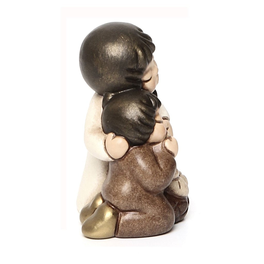 THUN Casa - KLASSISCHE KRIPPE »Kinderpaar mit Brot 6,2 cm h weiss«