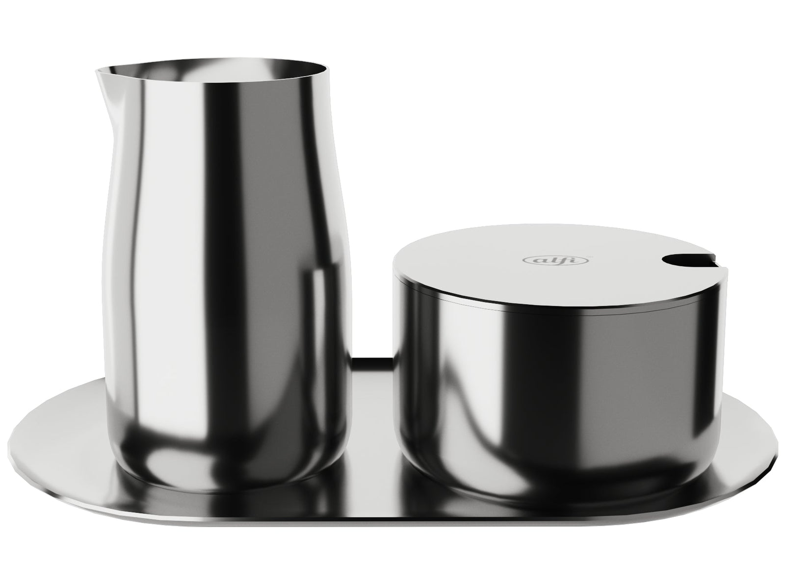 ALF - 2114000000 - Alfi 'Milch und Zucker Set Edelstahl poliert'