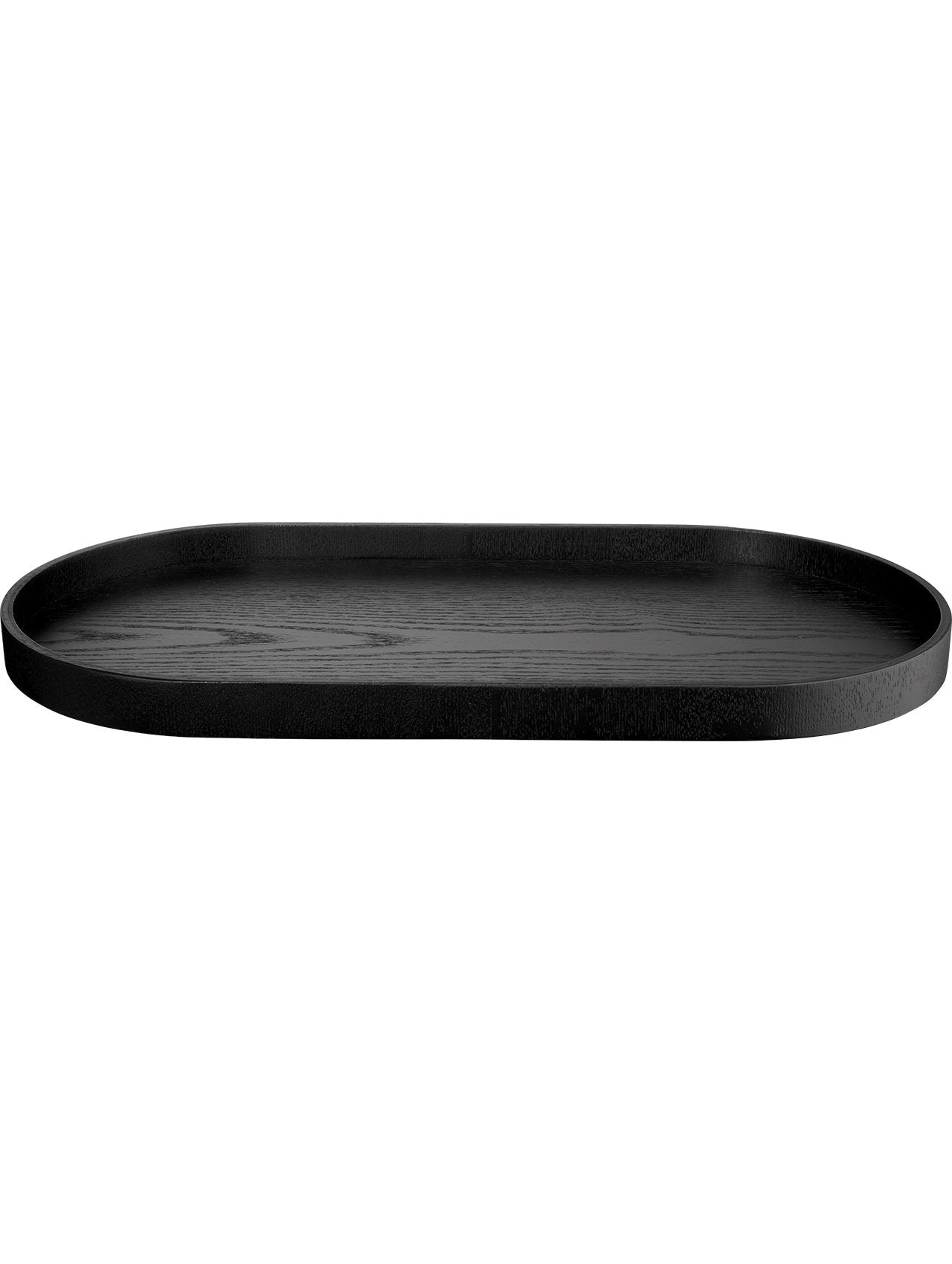 ASA - 木製トレイ 楕円形, ブラック, 柳の木, 44x22,5cm – AutAll