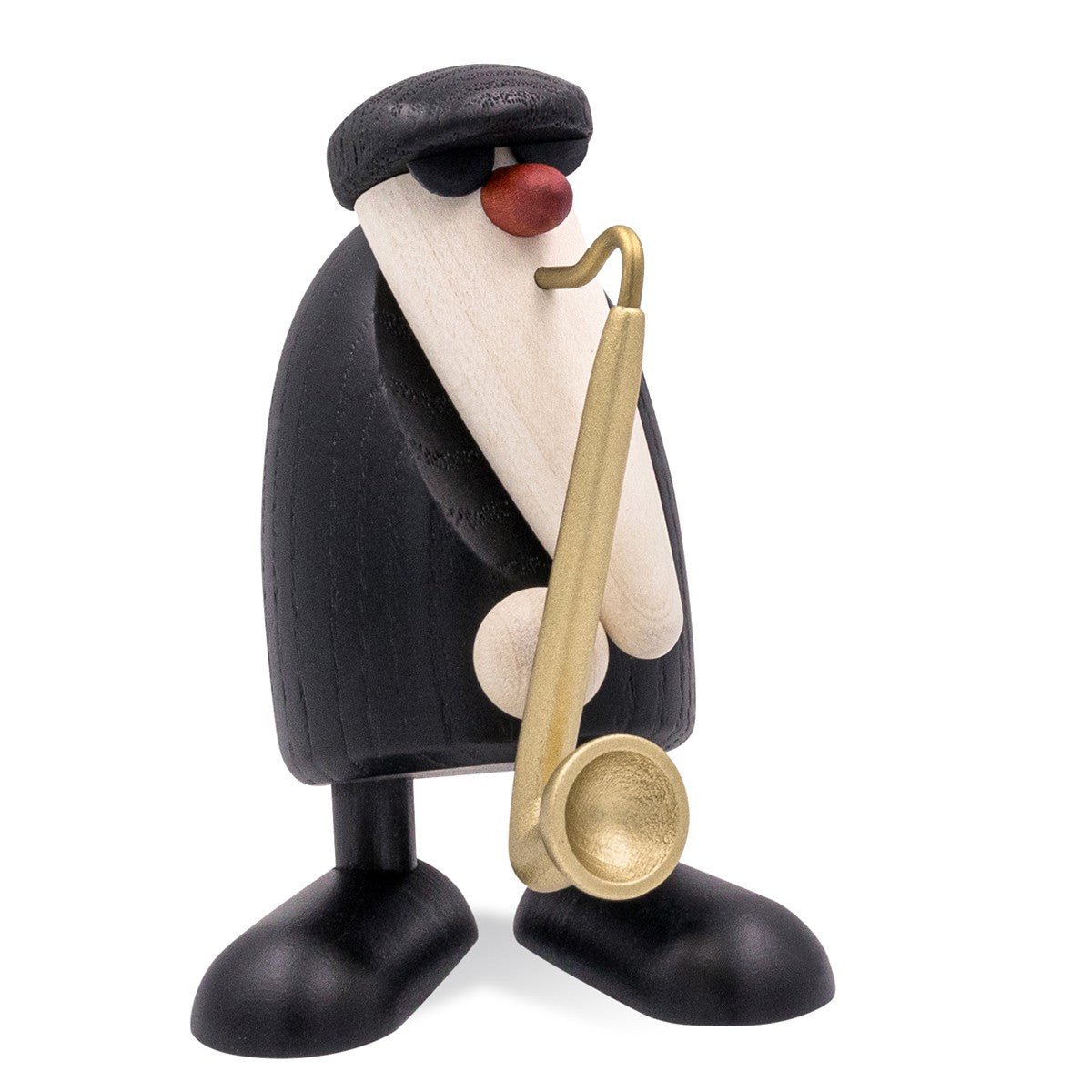 KOE - 5694 - Bjoern Koehler - Kapelle - Herr Steiger am Saxofon, schwarz, 8,5cm