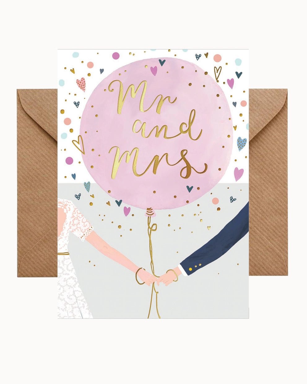 CHI - LT237 - chic.mic 'Doppelkarte mit Umschlag' "Mr&MRS"