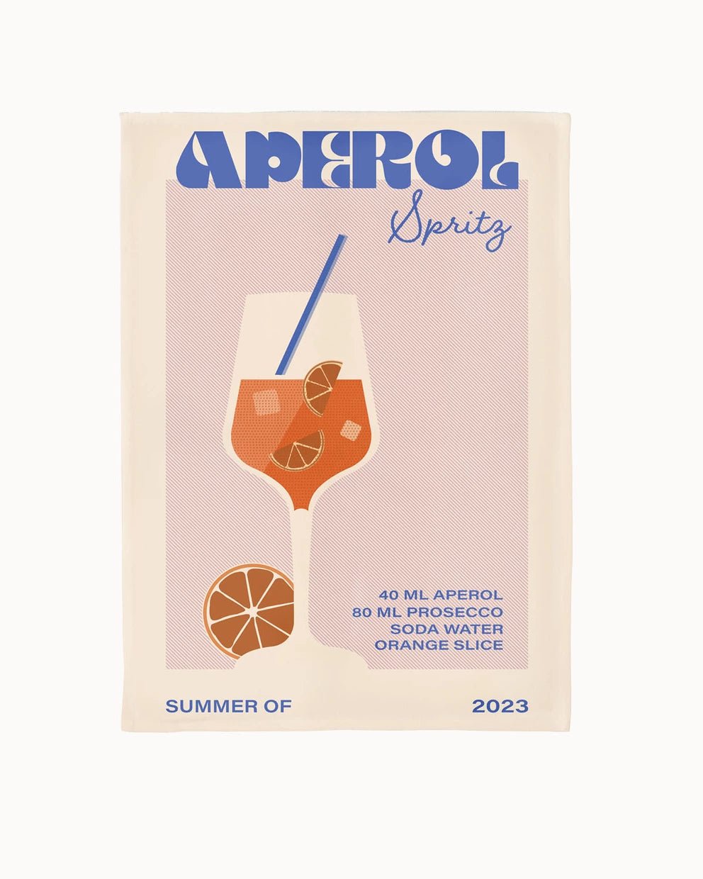 CHI-OKT167 - chic.mic 'Geschirrtuch - Aperol'