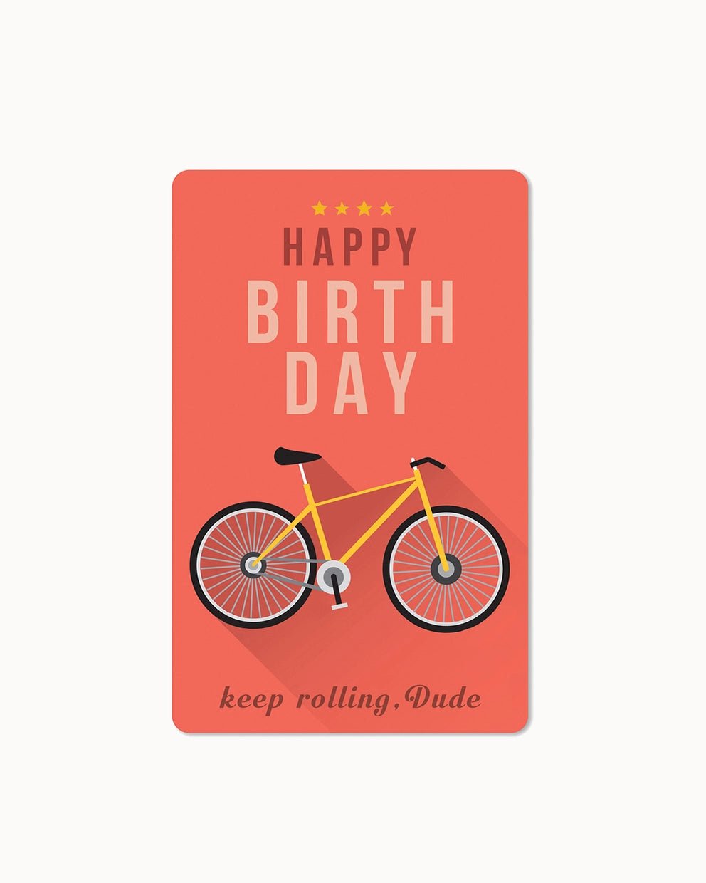 CHI - LC207 - chic.mic 'Lunacard Postkarte' "Birthday Bike"