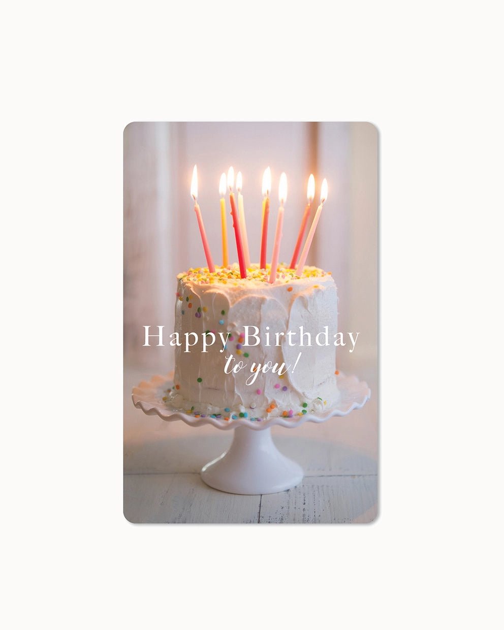 CHI - LC253 - chic.mic 'Lunacard Postkarte' "Birthday cake"