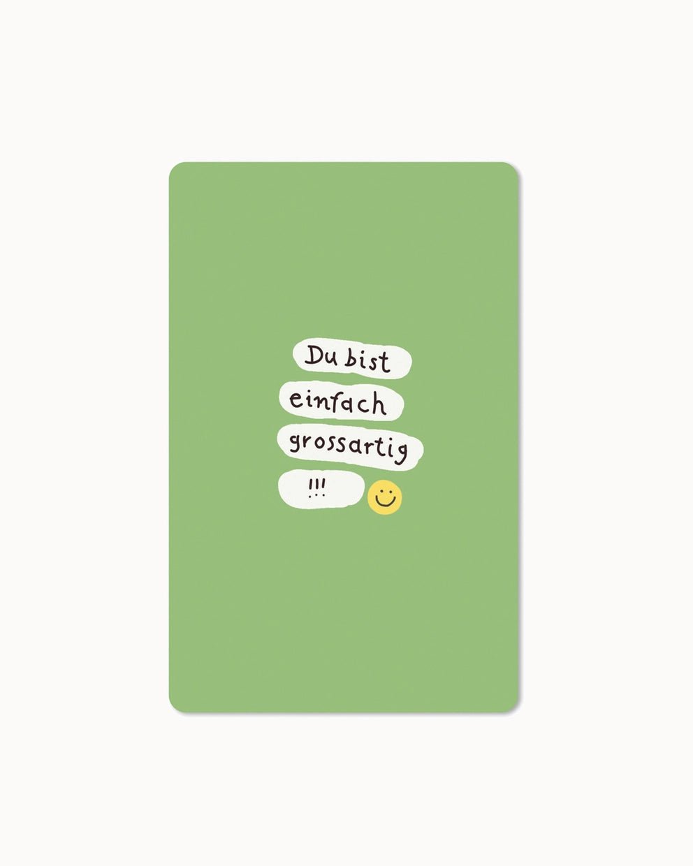 CHI - LC321 - chic.mic 'Lunacard Postkarte' "Du bist einfach großartig!