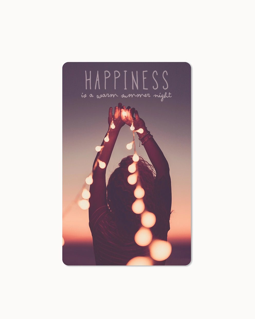 CHI - LC286 - chic.mic 'Lunacard Postkarte' "Happiness Summer Night"