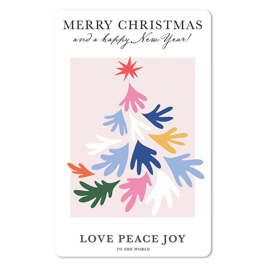chic.mic 'Lunacard Postkarte' "Love, Peace, Joy"-CHI-LC658