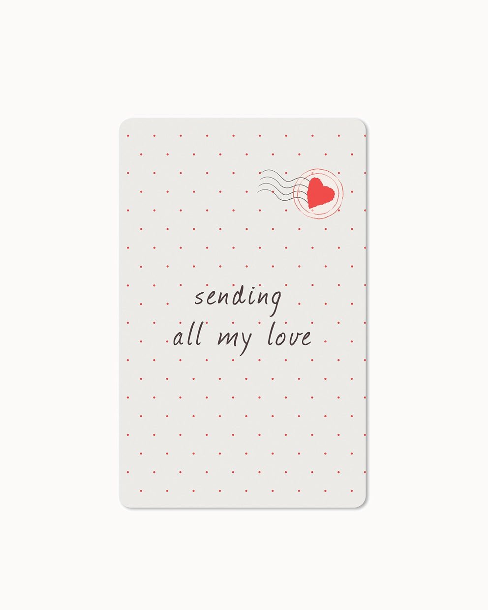 CHI - LC312 - chic.mic 'Lunacard Postkarte' "Sending all my love"