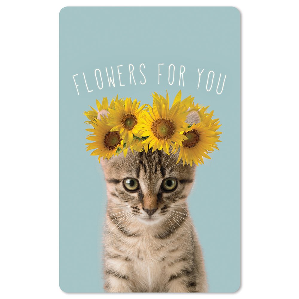 CHI - LC278 - chic.mic 'Lunacard Postkarte' "Sunflower Cat"