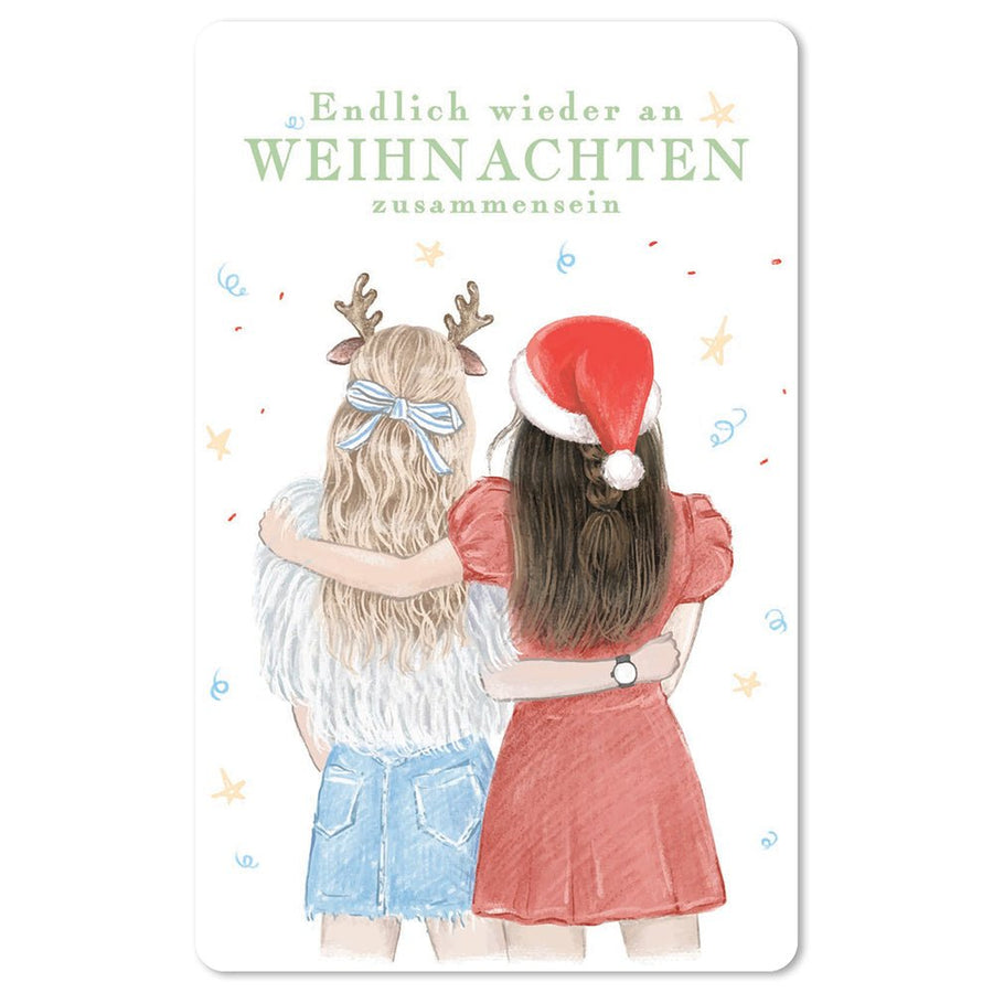 chic.mic 'Lunacard Postkarte "Weihnachten zusammen"-CHI-LC634