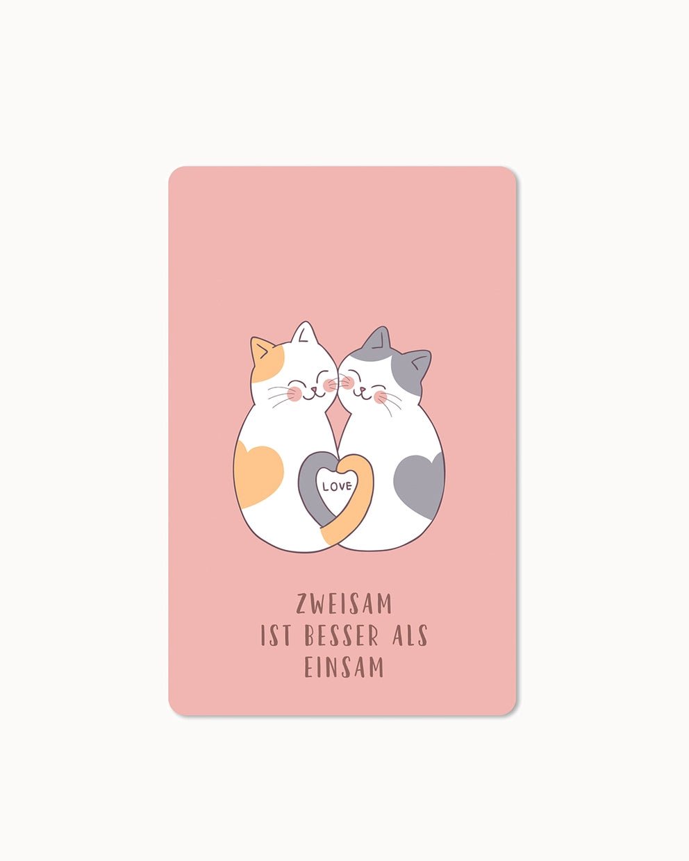 CHI - LC279 - chic.mic 'Lunacard Postkarte' "zweisam"