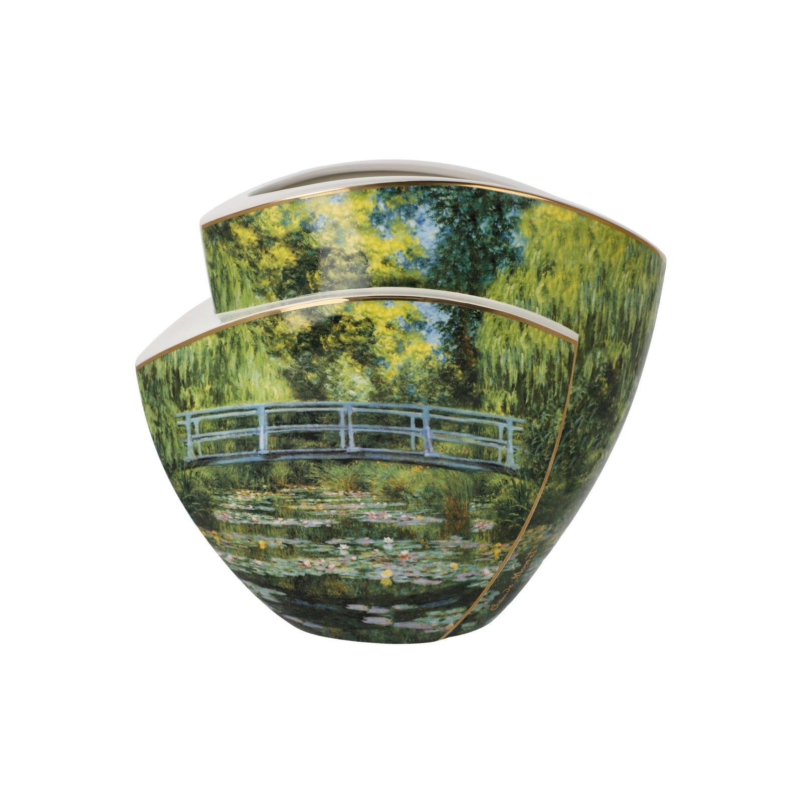 67063151 - Claude Monet - Japanische Brücke, Goebel, Vase, 2024