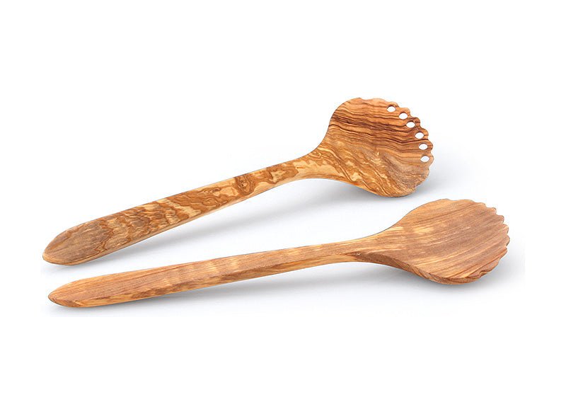 4910000 - Continenta Salatbesteck No. 1 aus Olivenholz 31,5cm