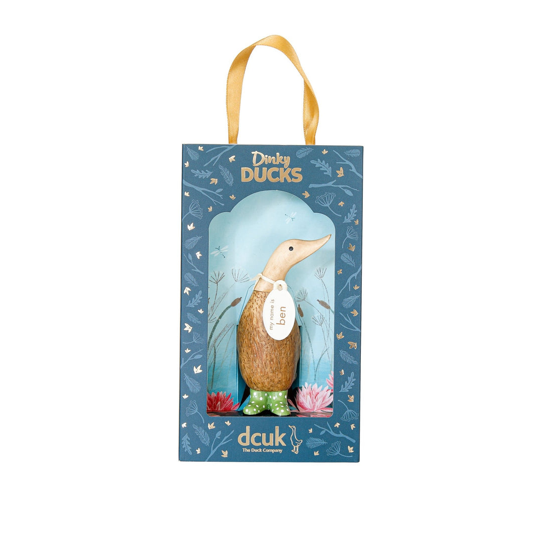 dcuk-DDW1SG - dcuk - Spotty Boots Dinky Duck (Grün) - h 11 cm