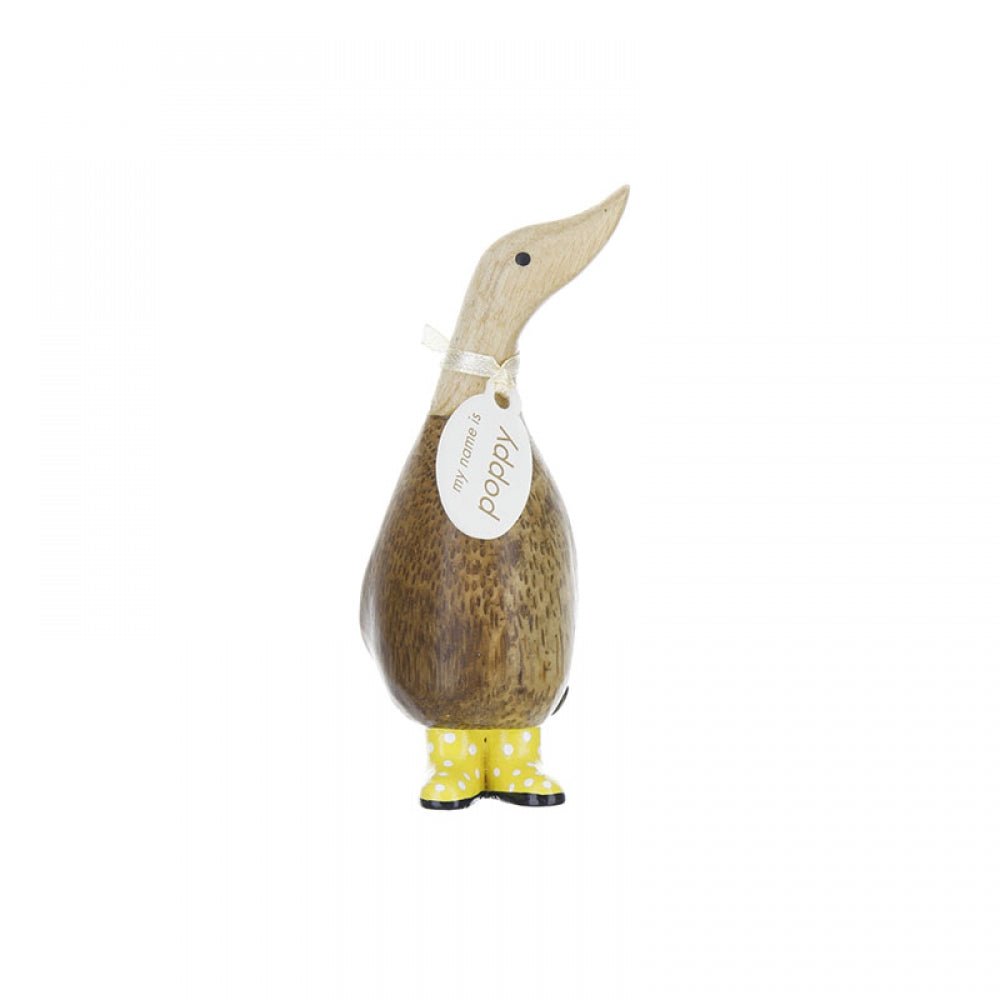 dcuk - Spotty Boots Dinky Duck (Yellow) - h 11 cm-dcuk-DDW1SY #