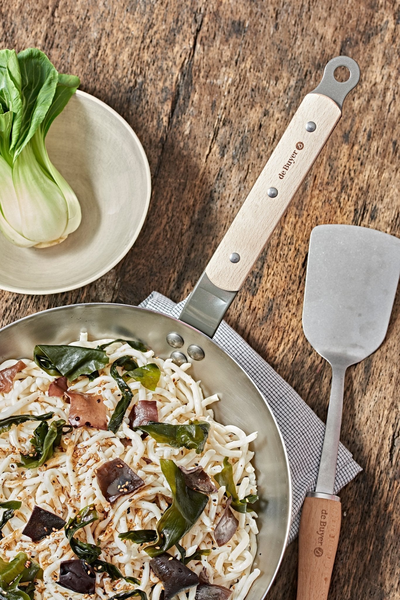 DEB - 2701.05 - de Buyer 'Küchenwender Edelstahl & Holz - Bois'