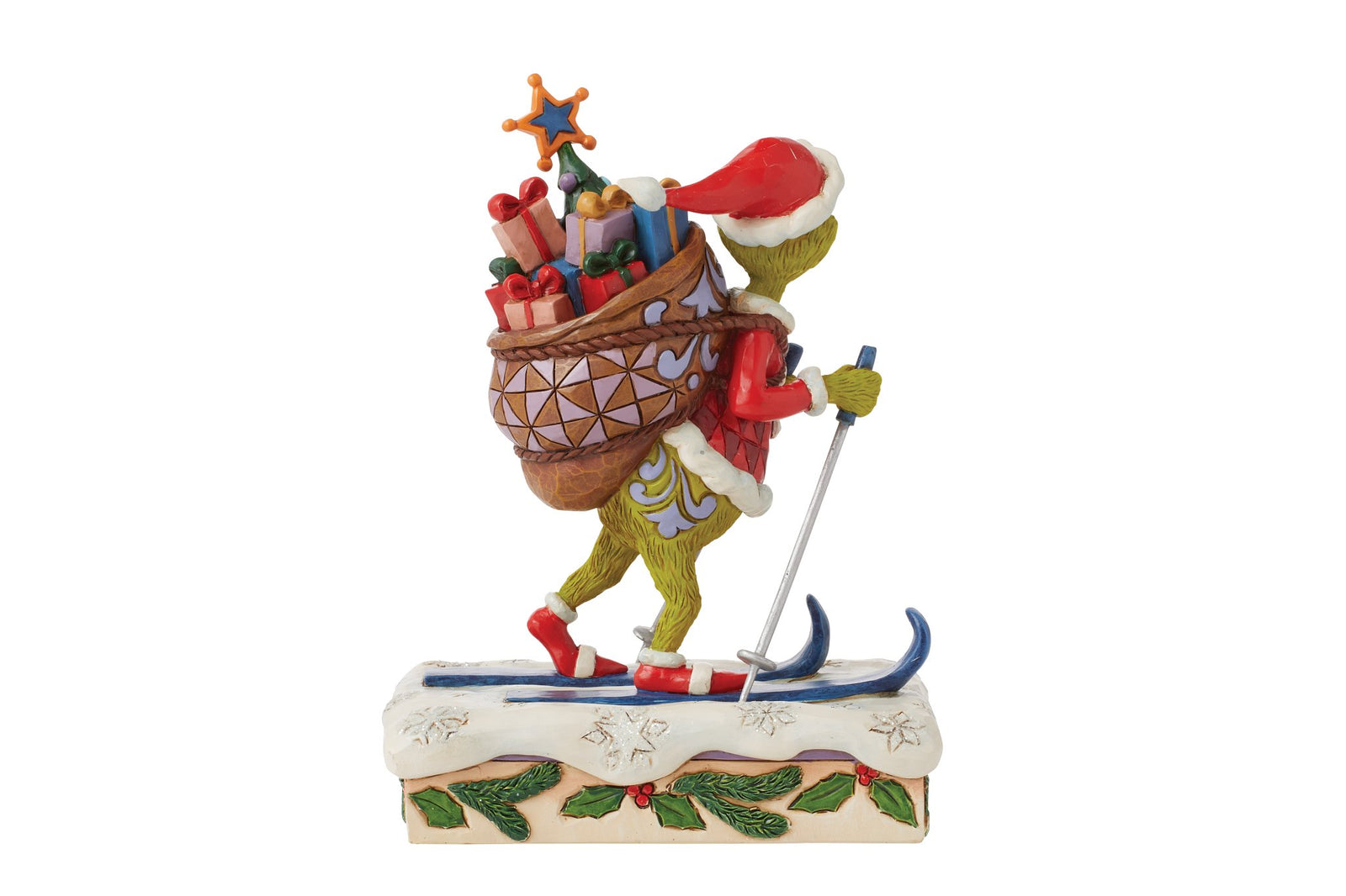 6015216 - Der Grinch beim Skifahren Figur - 17cm, Jim Shore 2024