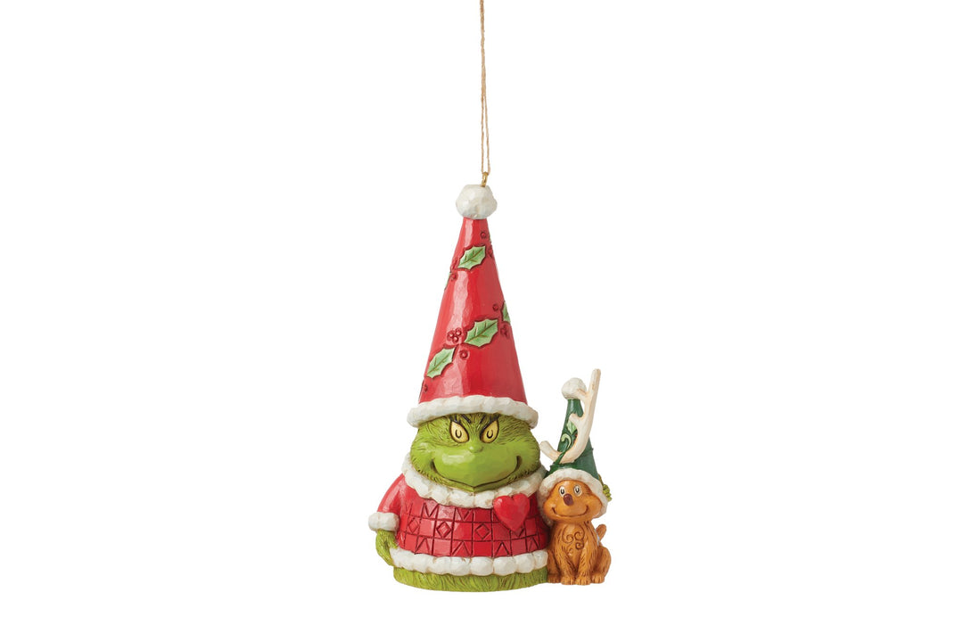 Der Grinch Gnome mit Max Hängeornament - 13cm, Jim Shore 2024-6015228