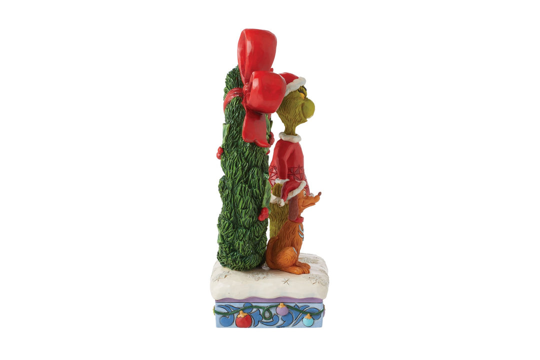 Der Grinch & Max Leuchtender Kranz - 21cm, Jim Shore 2024 6015210