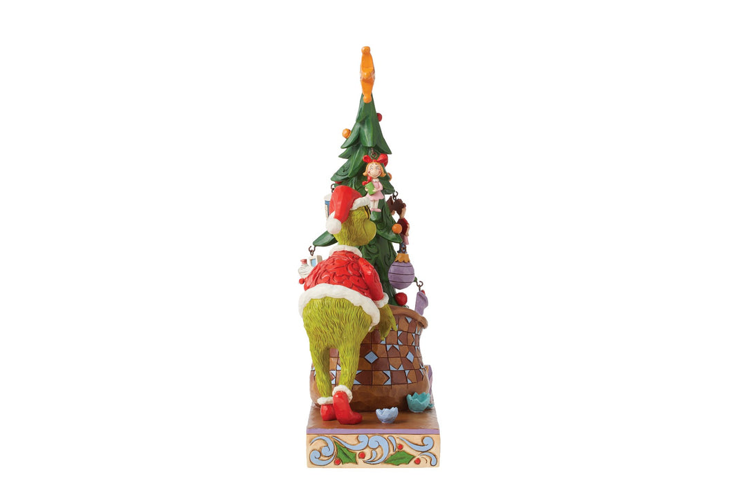 Der Grinch mit dem dekorierbarer Countdown - Baum - 17cm, Jim Shore 2024 6015223