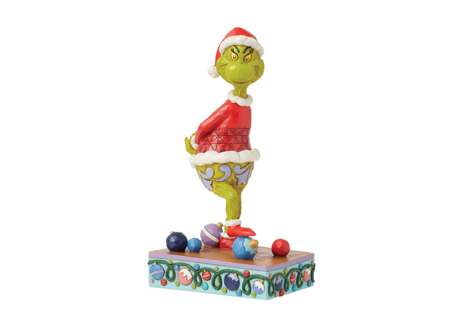 6015219 - Der Grinch tritt auf ein Ornament - 18,5cm, Jim Shore 2024