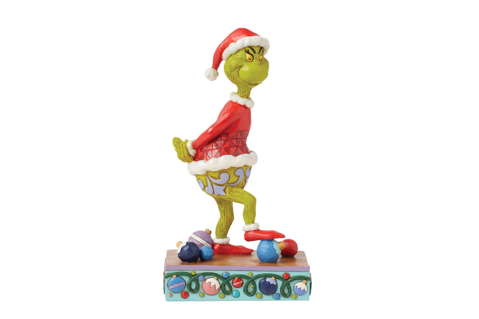 6015219 - Der Grinch tritt auf ein Ornament - 18,5cm, Jim Shore 2024