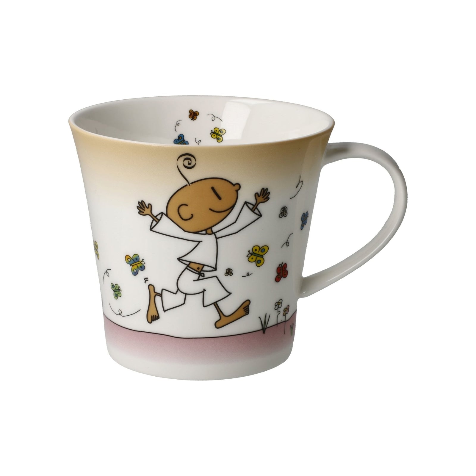 54103181 - Der kleine Yogi - Schmetterlinge im Bauch, Goebel, Tasse, 2024