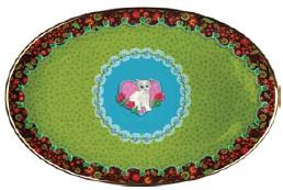 26 - 050 - 46 - 8 - ERGO Eva Maria Nitsche Sweet Cat - Servierteller oval 25x16