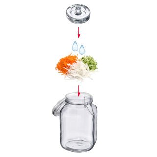 WST - 40892260 - Fermentiergewichte 4 Stück, Westmark, D8cm
