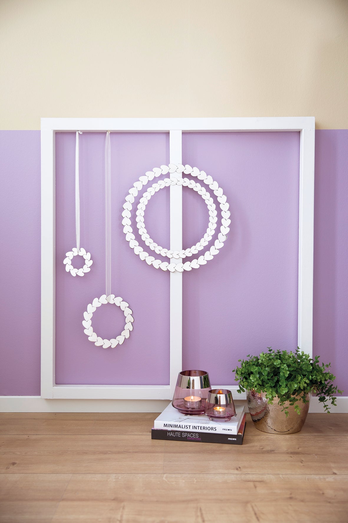 FINK - 151153 - FINK 'Dekoration Kranz, Herzen aus Edelstahl, D11cm'