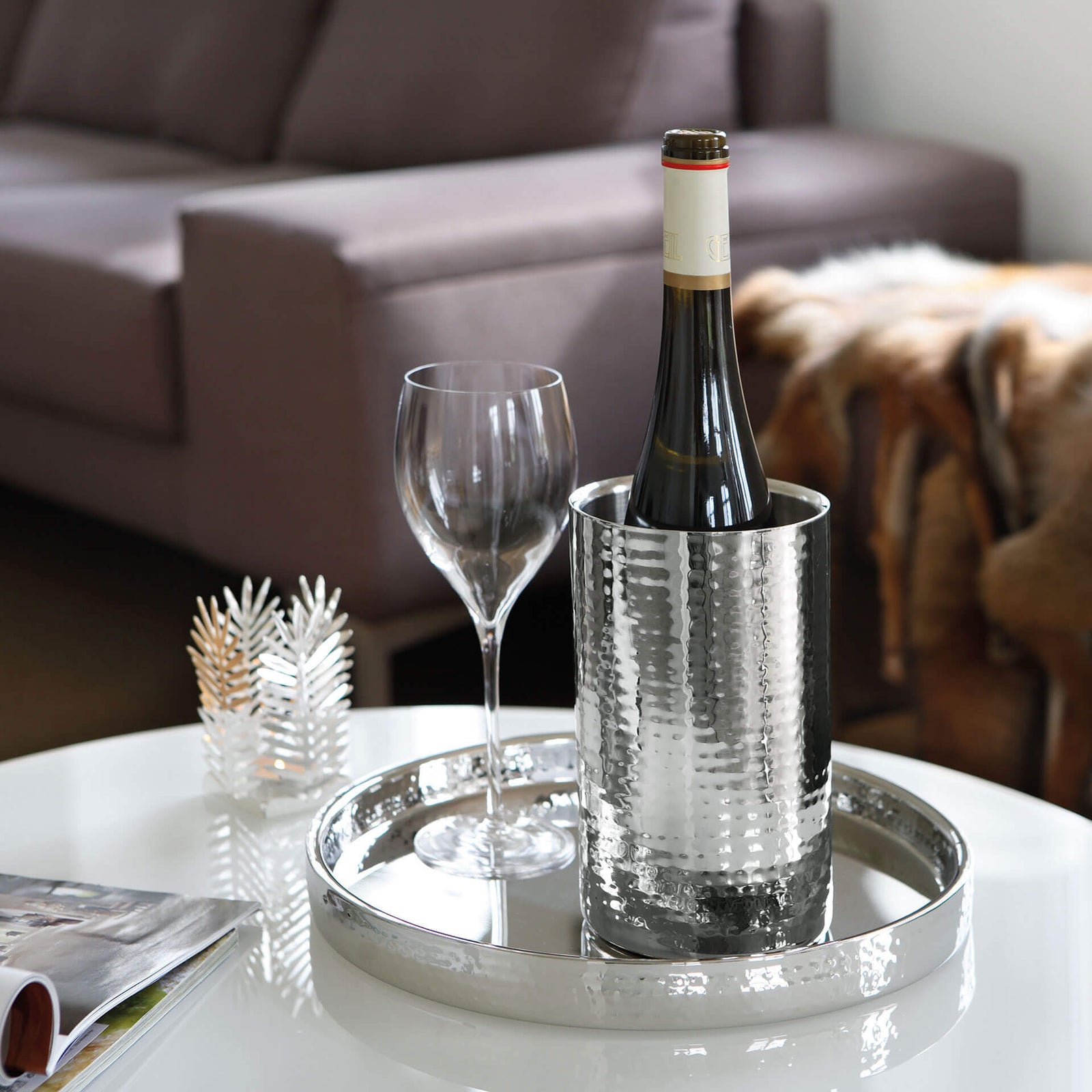 FINK - 105003 - FINK 'Kalas Tablet gehämmert, D31,5cm'