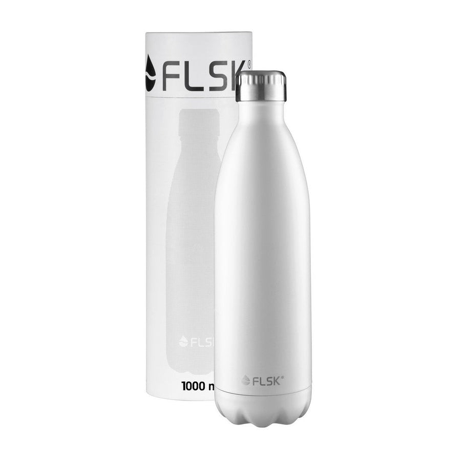 FLSK Isolierflasche 1000ml Weiß-FL-1000-CM-WHTE-021