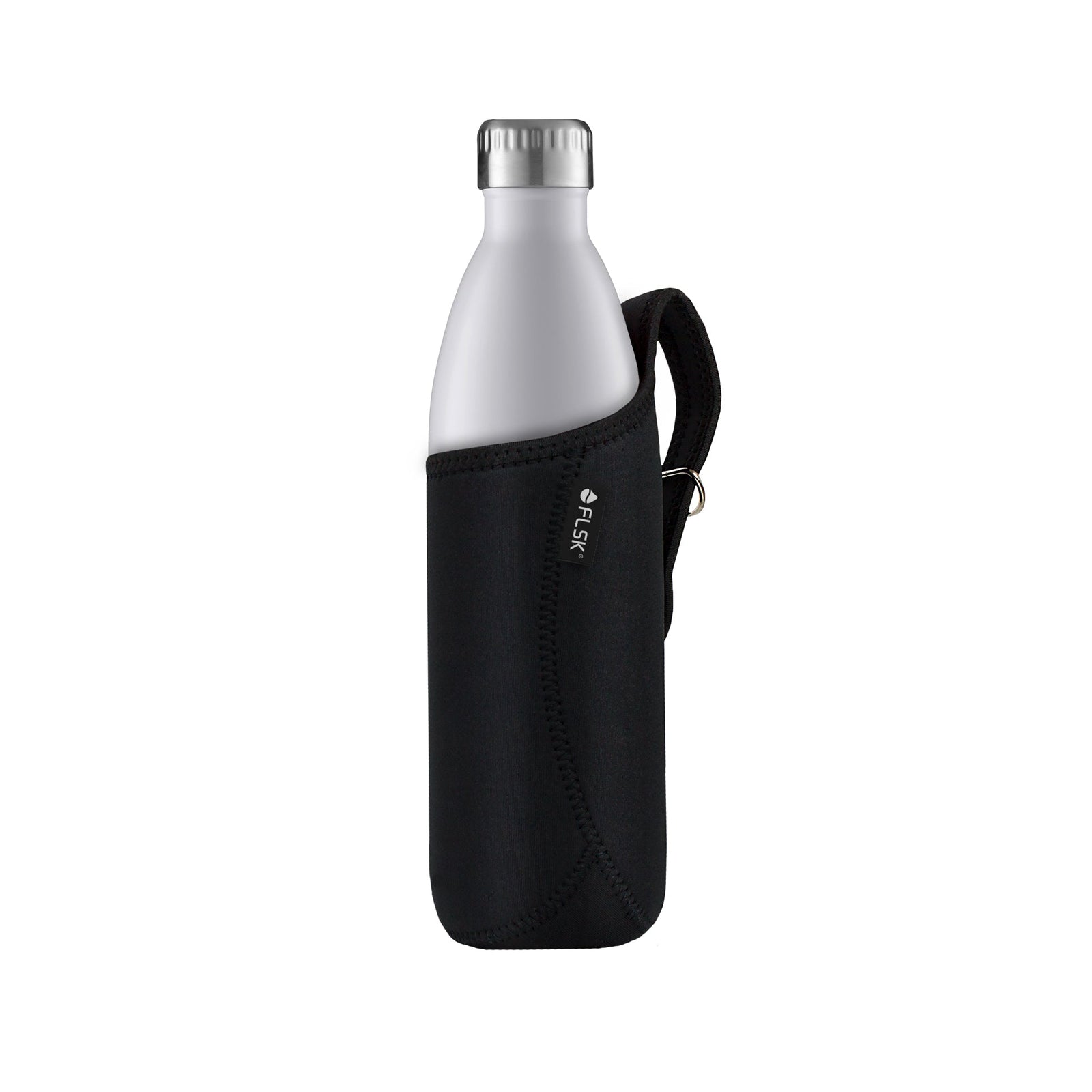 FL - 1000 - NS - BLCK - 021 - FLSK Isolierflasche 'Neoprentasche für 1000 ml Isolierflaschen - Schwarz'