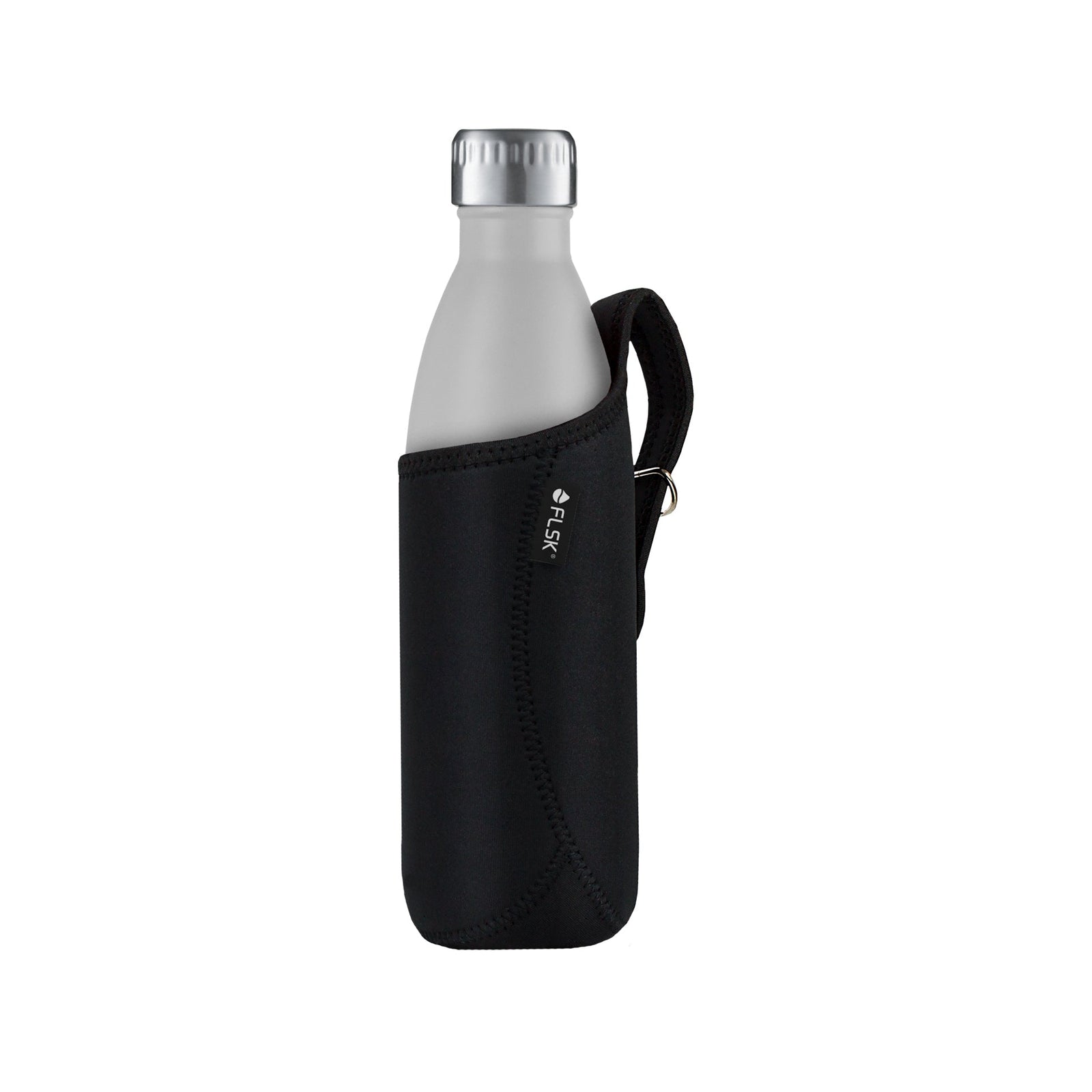FL - 750 - NS - BLCK - 011 - FLSK Isolierflasche 'Neoprentasche für 750 ml isolierflaschen - Schwarz'