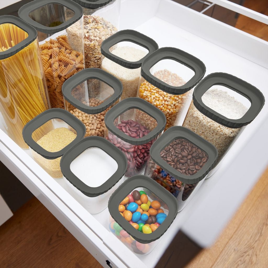 WST - 23652260 - Glasdose mit Silikondeckel, stapelbar, Westmark, 2230ml