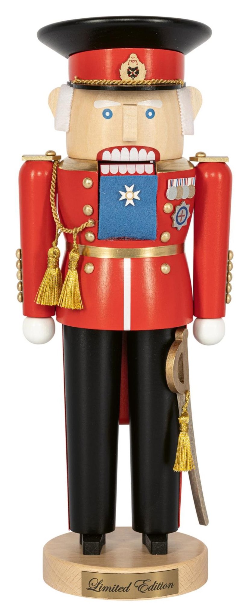 RGL - 21274 - Glässer Volkskunst 'Nussknacker Charles aus Seiffen - limitiert'