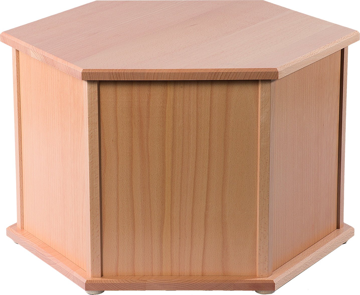 RGL - 14702 - Glässer Volkskunst 'Pyramidensockel natur, 6 - eckig für Pyramide 14760/14766'