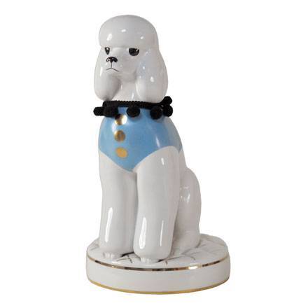 25 - 050 - 21 - 2 - Goebel Aristo Dogs Uta Koloczek Pudel - Chiceria 22 cm Hund