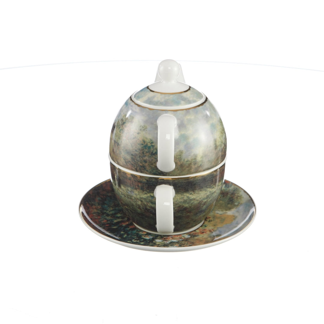 67013561 - Goebel Artis Orbis Claude Monet 'Das Künstlerhaus - Tea for One'