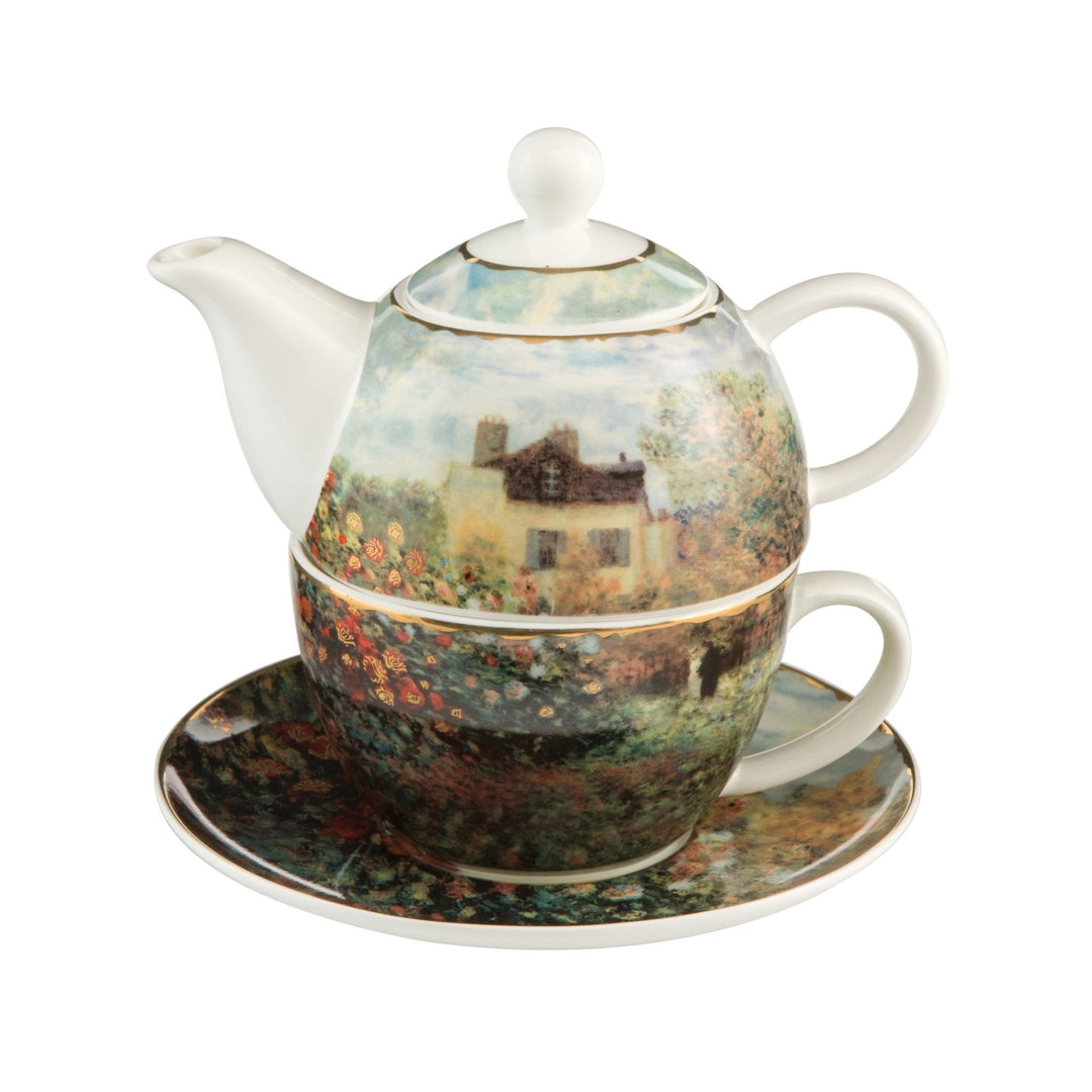 67013561 - Goebel Artis Orbis Claude Monet 'Das Künstlerhaus - Tea for One'