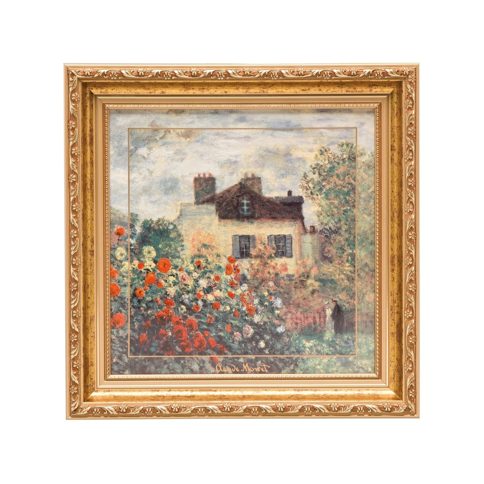 66518321 - Goebel Artis Orbis Claude Monet 'Das Künstlerhaus - Wandbild'