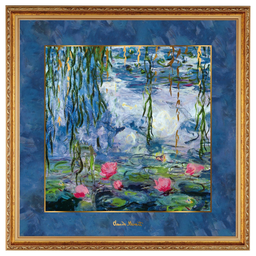 Goebel Artis Orbis Claude Monet 'Seerosen mit Weide - Wandbild'-66534781