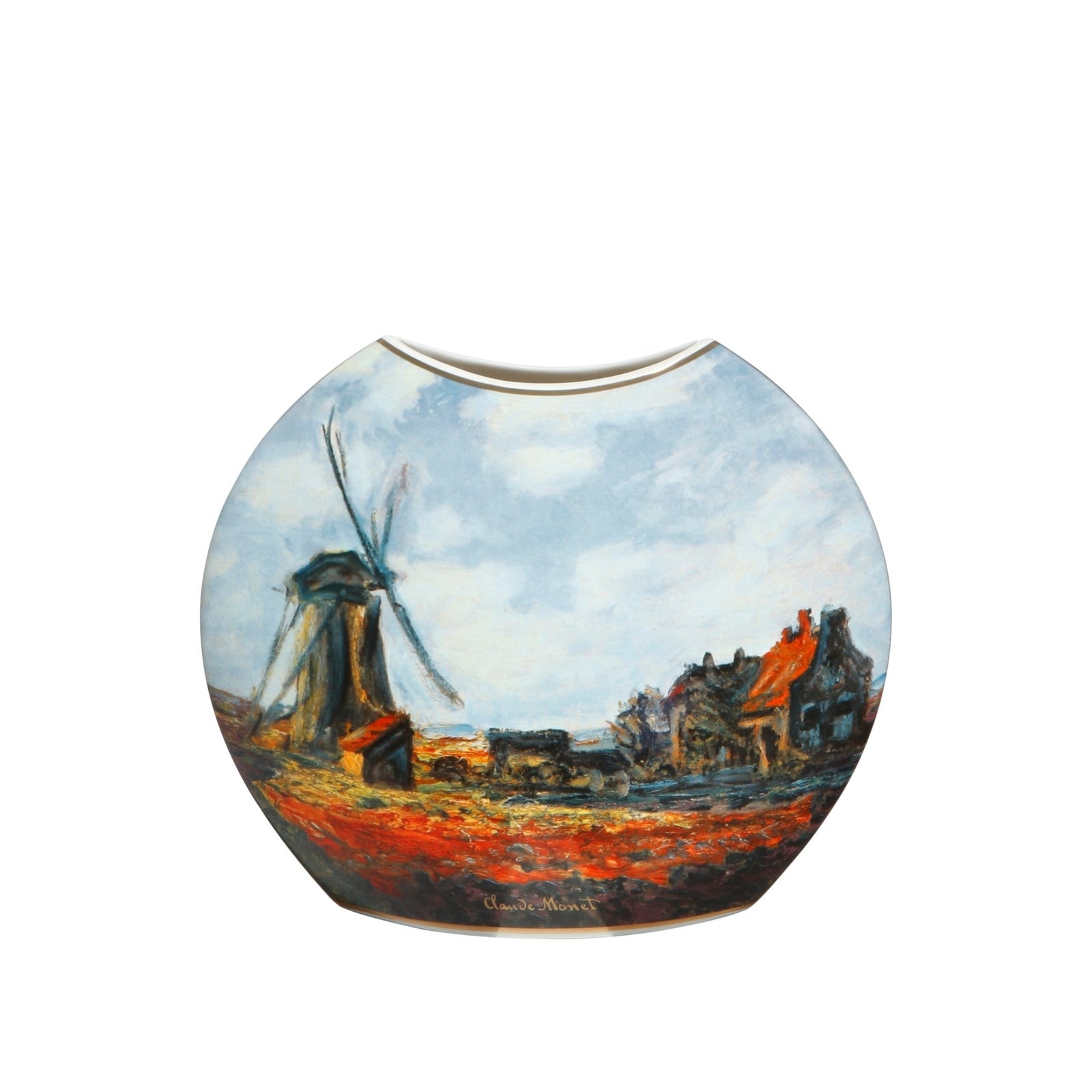 66539561 - Goebel Artis Orbis Claude Monet 'Tulpenfeld - Vase'