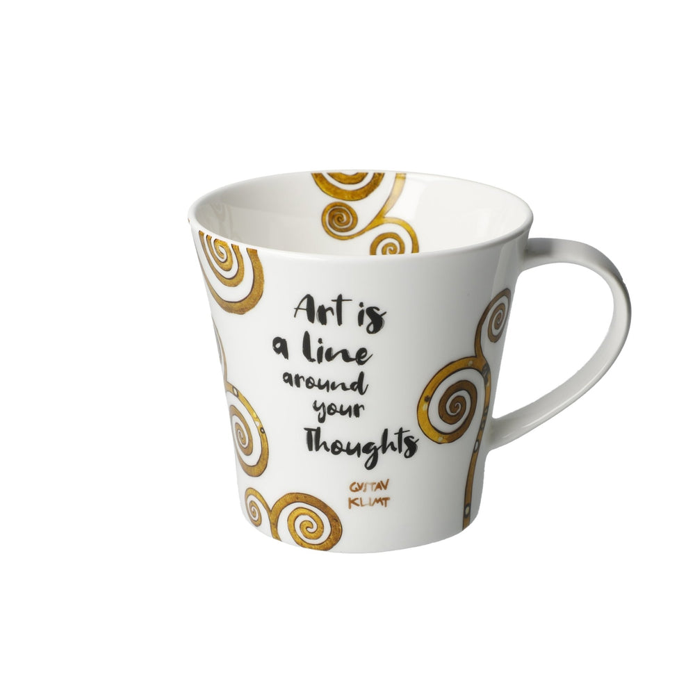 Goebel Artis Orbis Gustav Klimt 'Art is a line... - Coffee-/Tea Mug'-67012741